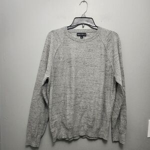 J.crew mercantile men's pullover crew neck sweater size large gray